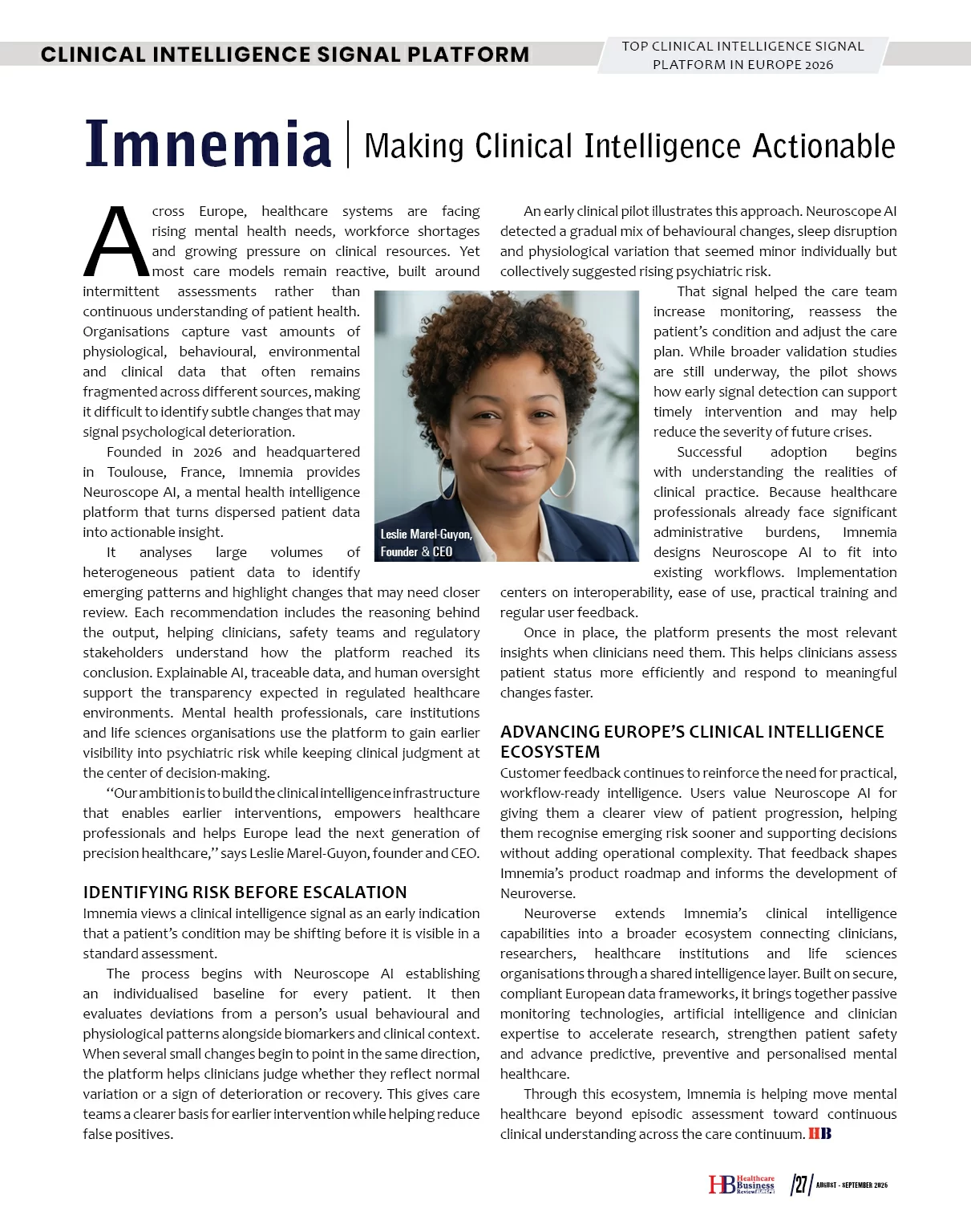 NEXUS AG [ETR: NXU] Turning Diagnostic Evidence into Clinical Action | Construction Business Review