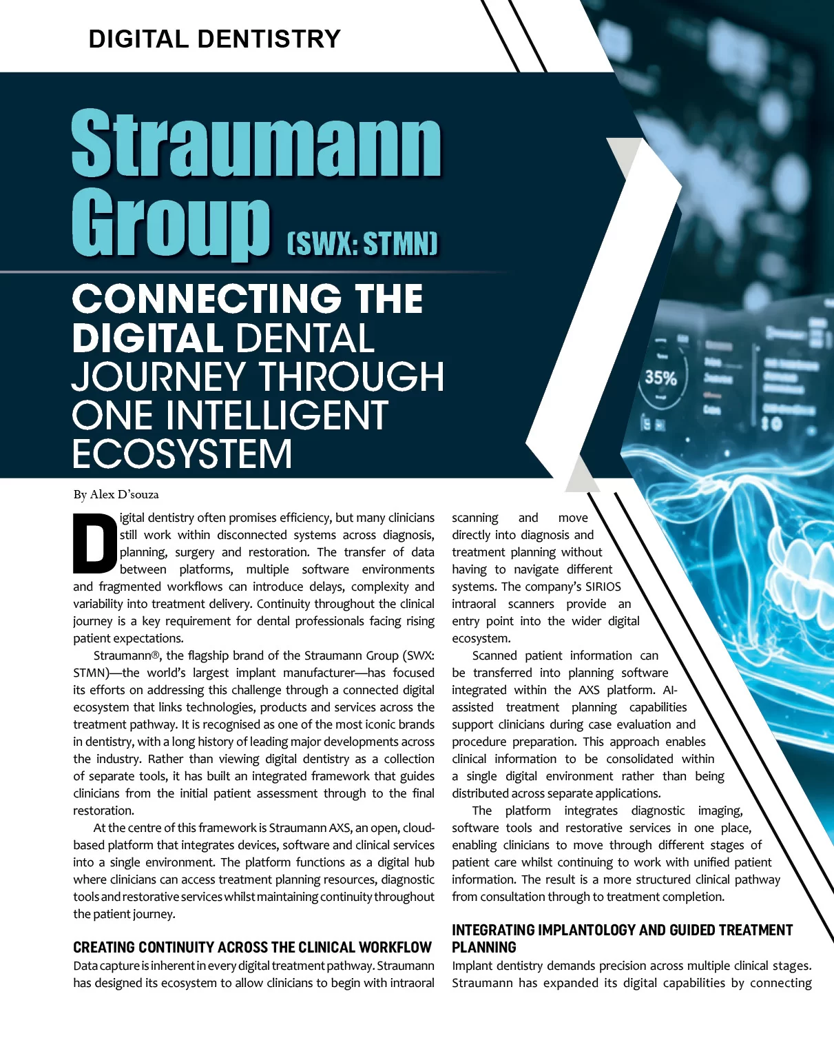 Straumann Group (SWX: STMN): Connecting the Digital Dental Journey Through One Intelligent Ecosystem | Construction Business Review